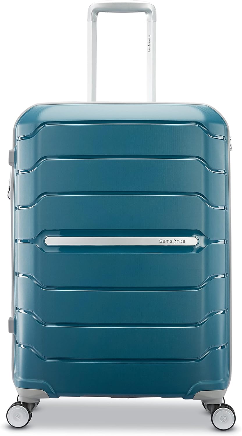 Samsonite Freeform Hardside Expandable with Double Spinner Wheels, Carry-On 21-Inch, White