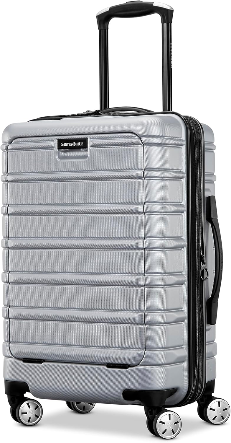 Samsonite Omni 2 Hardside Expandable Luggage with Spinner Wheels, Midnight Black, Carry-On 19-Inch